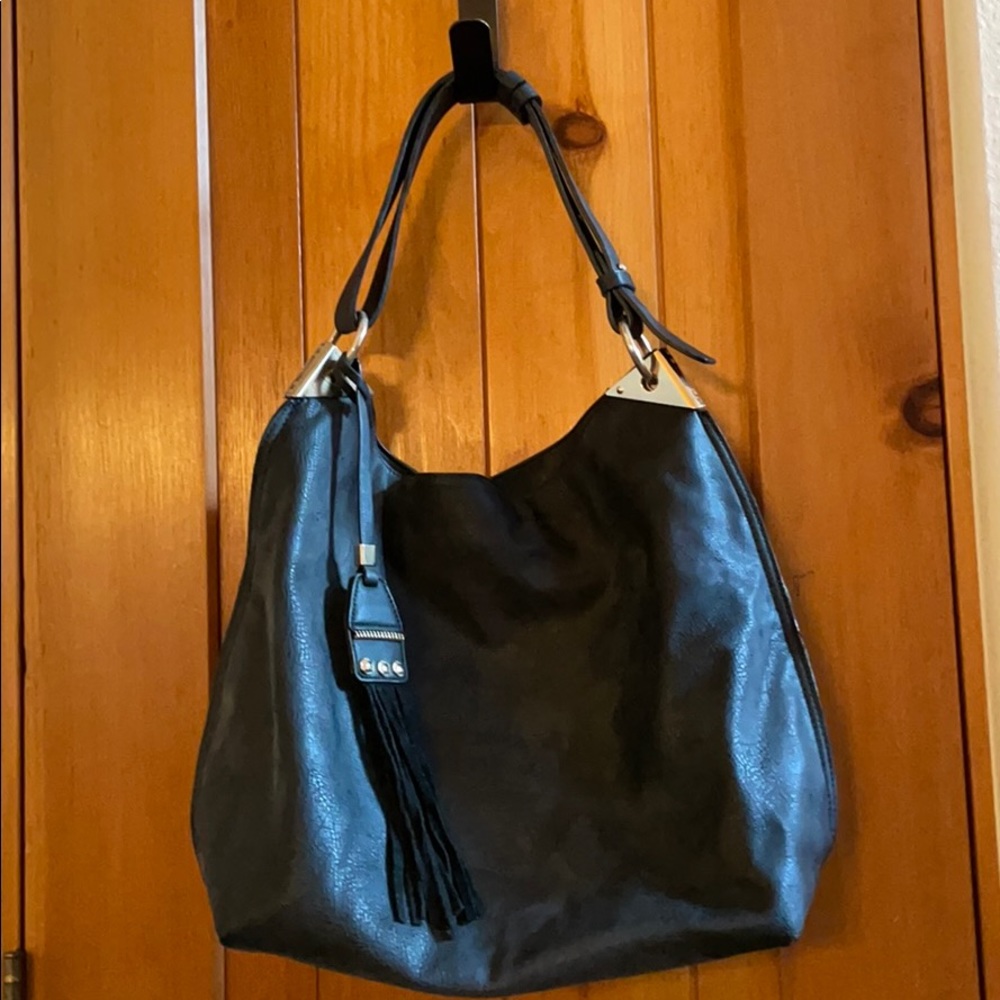 Black Leather Purse